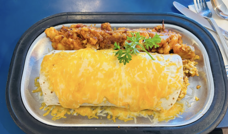 Pantry Restaurant signature dishes Breakfast BurritoHuevos RancherosBuenos Dias